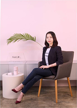 Park hopes to change biased perceptions on sex and women withher company.<br>Photo provided by SAIB & Co.