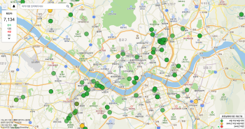 Corona Map shows the areas visited by confirmed patients in Seoul as of March 2020. Depending on the color of the route, users can check how many days have passed since the patients have visited a specific area. Photo provided by Corona Map.