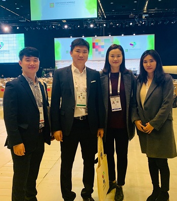 Park Joo-hee, Korea’s first international DCO, participated in the 2019 WADA Conference i.Photo provided by Park Joo-hee.