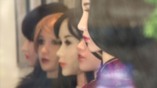 In a sex doll brothel, customers pay to use human-like sex dolls. Photo provided by KBS NEWS.
