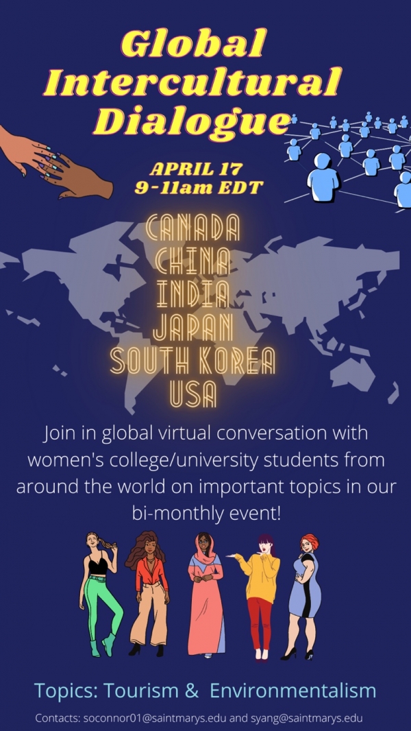 Gl ob al In t e r cul tu ral Di al ogu eprogram is a virtual conversationwith women’s college studentsaround the world.Photo provided by Dr. Alice Yang.