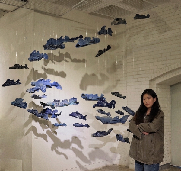 Jeong Hye-jeong exhibits her work, “I am Legend II.” Photo provided by Jeong Hye-jeong