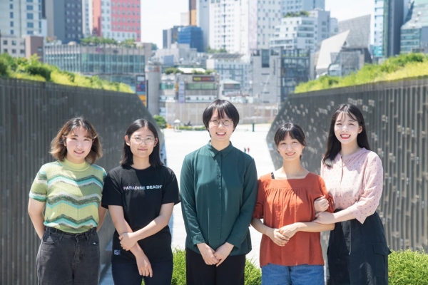 Team Gae-mat-sal won the grand prize at the 2021 University InnovationForum and is currently developing an application based on their game,“Ruru and Chichi’s adaptation to the Earth.” Photo provided by Team Gae-mat-sal.