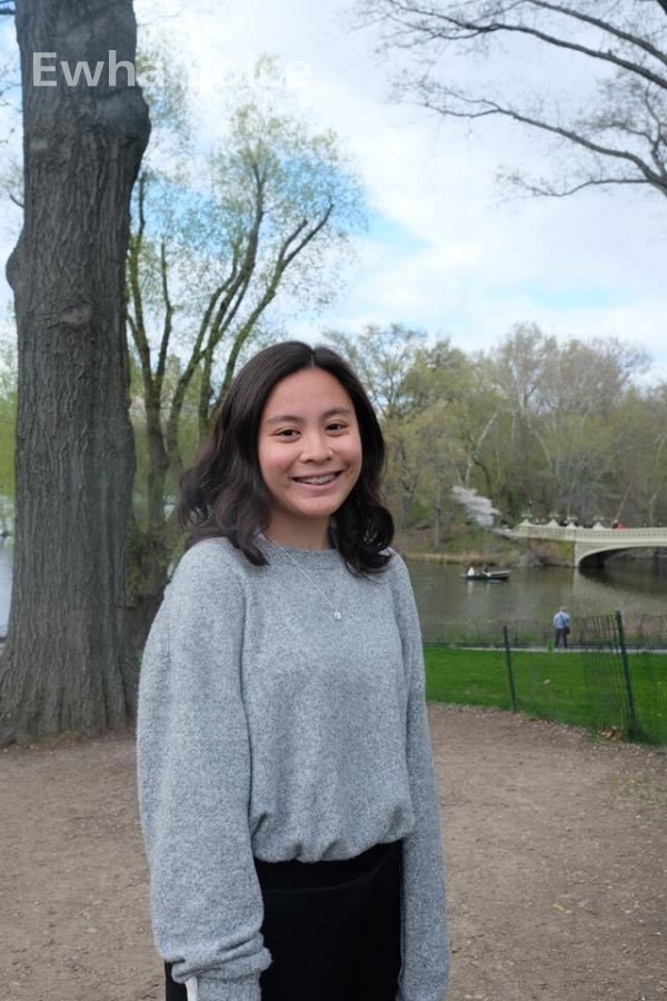Sofia Magno, a sophomore majoring inLife Sciences, came from the Philippines.Photo provided by Sofia Magno