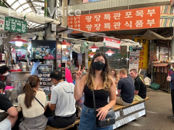 Olivia Radlmayr is an exchange student for one semester at Ewha Womans University. Photo provided by Olivia Radlmayr