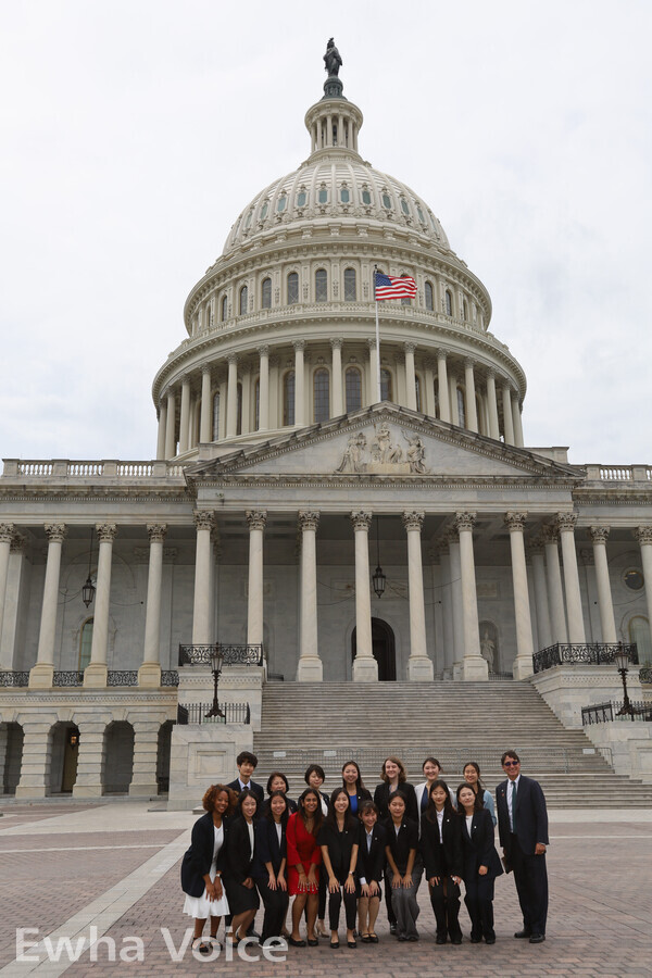 The Trilateral Youth Empowerment Program offers an opportunity for university students to experience the process of policymaking at Capitol Hill. Photo provided by Yesun Kim.