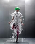 The award winning project created by Nam Su-jung  (’07, Fashion Design). 
The project is made out of cut rubber slipper.