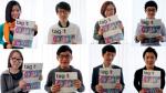 Tag !t is a lifestyle magazine of university students for sharing cultural experiences
and hot cultural trends among 20s. Members of Tag !t are holding their first issue.