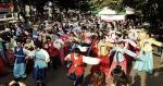 Around 200 people in hanbok assembled at Hongdae Playground on Sept. 26, performed an identical dance to tape a flashmob.