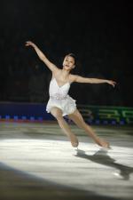 Kwak (Health Science, 1) performs to Pachelbel’s Canon at 2011 summer skate show, “All That Skate.”