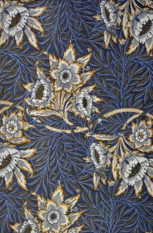 Caption: Tulip and Willow printed linen designed by William Morris. Photo provided by Planet Art CD of royalty-free PD images William Morris: Selected Works .