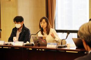 Lee Gi-sang, journalist of Korea JoongAng Daily, attended the “Youth and 2020 General Election” seminar held on May 22.  Photo by Yang Nam-kyung