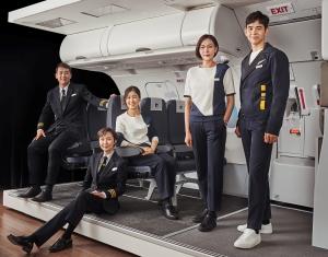 Aero K is the first Korean airline to feature genderless uniforms. Photo provided by Aero K.
