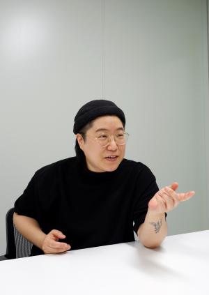 CEO Jo Il-ji shares her experience of making a gender-equal society by promoting female-centric films on Purplay. Photo provided by Jo Il-ji