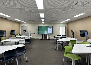 THE BEST Educational Support Services provides high-tech classes for video lectures and in-person classes. Photo by Lee Yoonseo